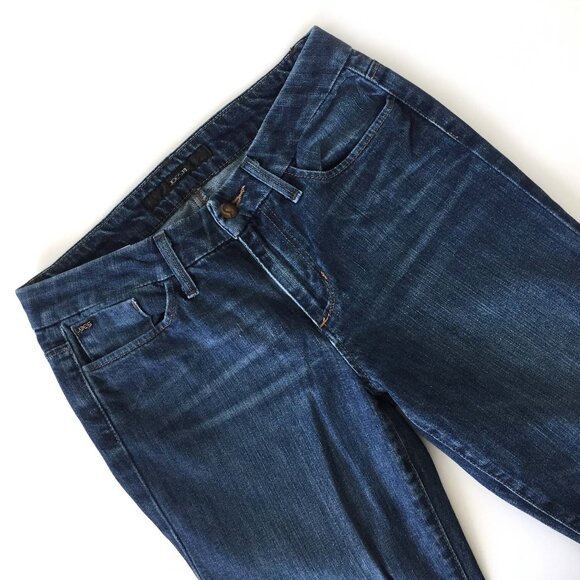 Joe's Jeans Visionaire in Camille Wash Boot Leg Cut in Med Blue. - Picture 3 of 13